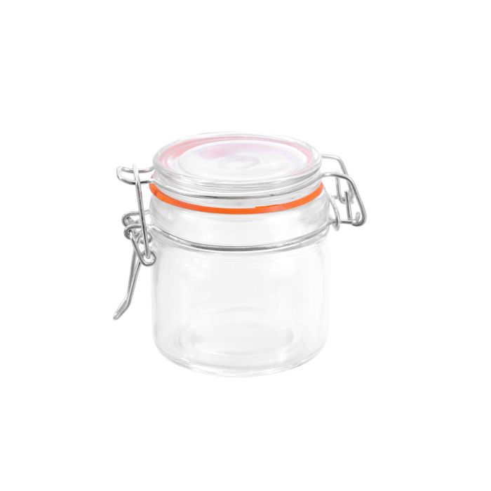 Tarro Hermético de Vidrio con Cierre Clip 100 ml - La Mediterranea (48 Unidades) 10 Tarro Hermético de Vidrio con Cierre Clip 100 ml - La Mediterranea (48 Unidades) 10