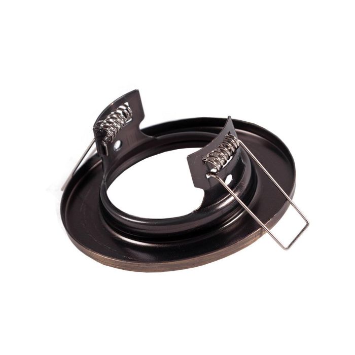 Aro Foco Downlight Circular "Sara" Acero 81mm - Latonado 2 Aro Foco Downlight Circular "Sara" Acero 81mm - Latonado 2