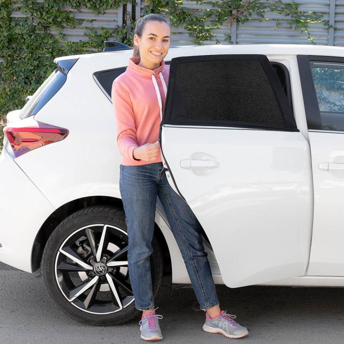 Malla Parasol para Coche UVlock InnovaGoods Pack de 2 uds 5