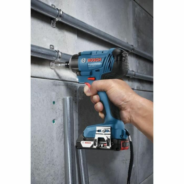 Atornillador de impacto inalámbrico BOSCH PROFESSIONAL 18V GDR 18V-160 Solo Click & Go, L-Boxx 4