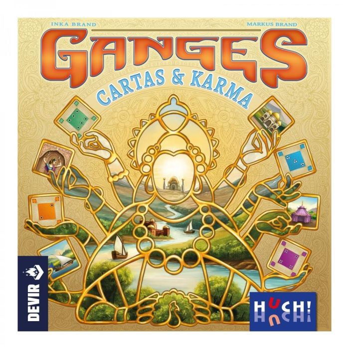 Devir Juego de Mesa Ganges Cartas y Karma - Estrategia, India Mogol, 2-4 Jugadores 2