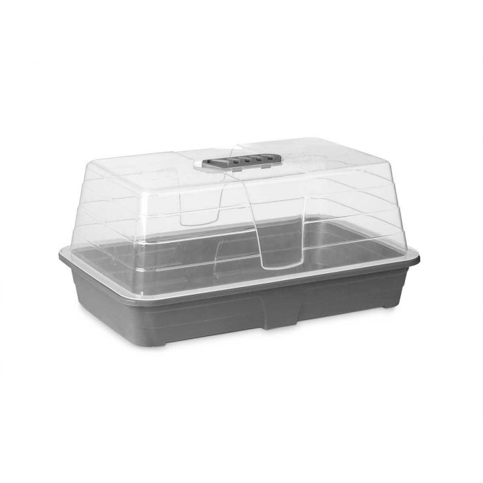Invernadero Plastico 4,1 L Con Respiradero Ibergarden 38X18CM (8 Unidades) 1 Invernadero Plastico 4,1 L Con Respiradero Ibergarden 38X18CM (8 Unidades) 1