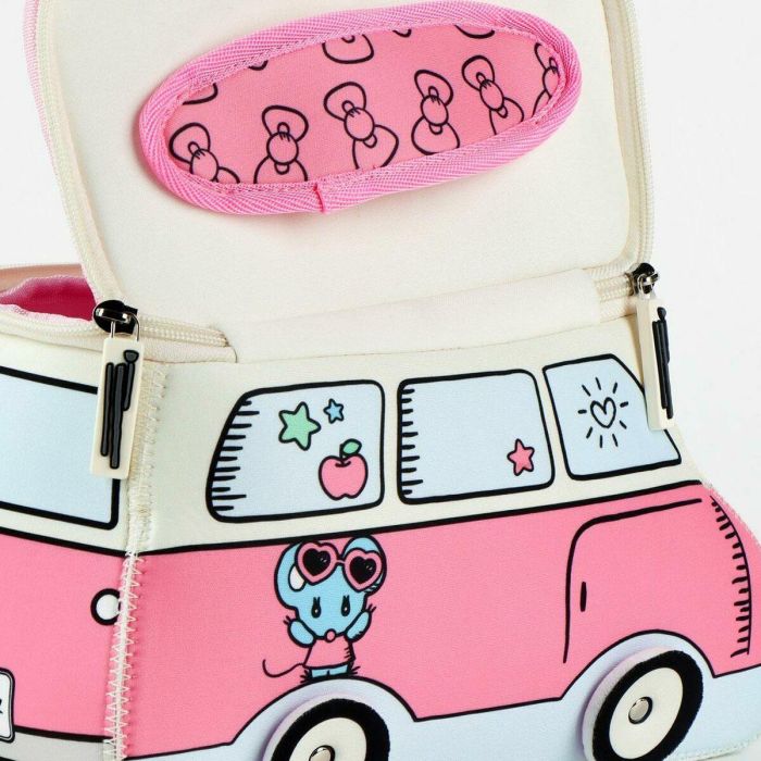 Neceser Infantil Hello Kitty Rosa 50 % Poliéster 50 % PET Moderno 25,5 x 16 x 15 cm 2 Neceser Infantil Hello Kitty Rosa 50 % Poliéster 50 % PET Moderno 25,5 x 16 x 15 cm 2