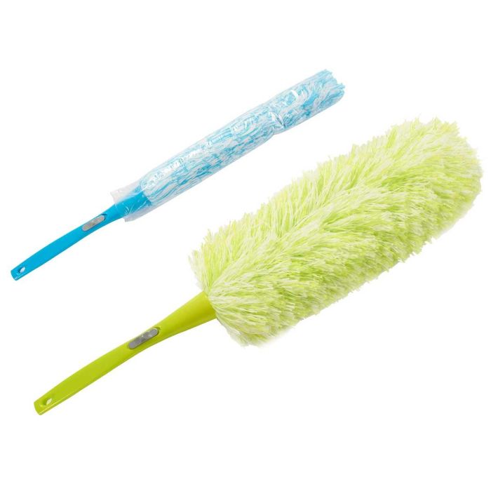 Plumero de Microfibra Reemplazable 25 cm - Arte Regal - Azul, Gris, Verde (24 Unidades)