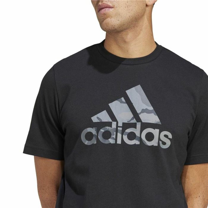 Camiseta de Manga Corta Hombre Adidas Camo G 1 Negro Camiseta de Manga Corta Hombre Adidas Camo G 1 Negro