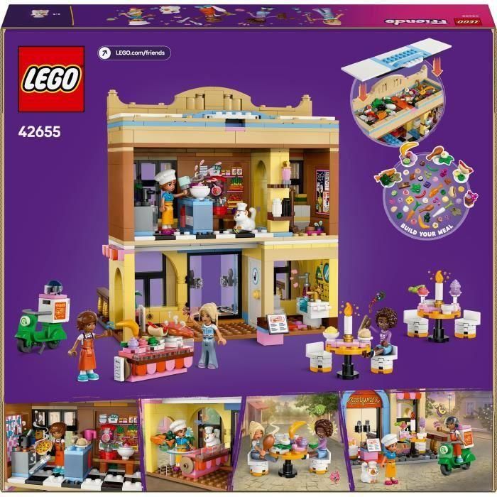 LEGO 42655 Friends Restaurante y Escuela de Cocina - Set de construcción para niñas 5