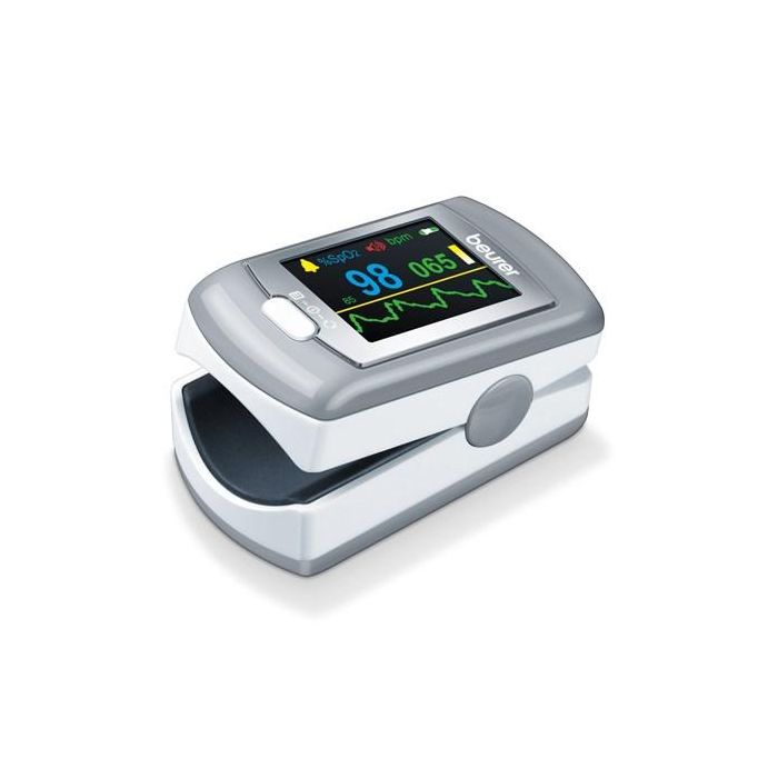 Beurer PO-80 Pulsioxímetro con Pantalla XXL, Medición de Oxígeno en Sangre y Frecuencia Cardíaca, Función Alarma y Conexión USB Beurer PO-80 Pulsioxímetro con Pantalla XXL, Medición de Oxígeno en Sangre y Frecuencia Cardíaca, Función Alarma y Conexión USB