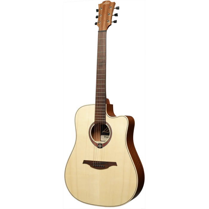 LAG Guitarra Acústica Electroacústica Dreadnought Cutaway Tramontane 70 A/C - Natural 2