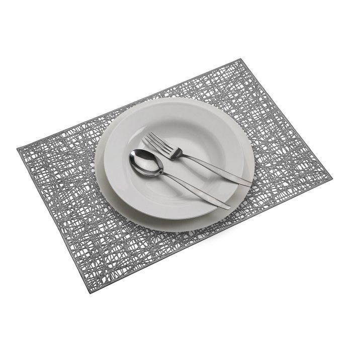 Salvamantel Plateado Versa 45CM (6 Unidades) 1 Salvamantel Plateado Versa 45CM (6 Unidades) 1