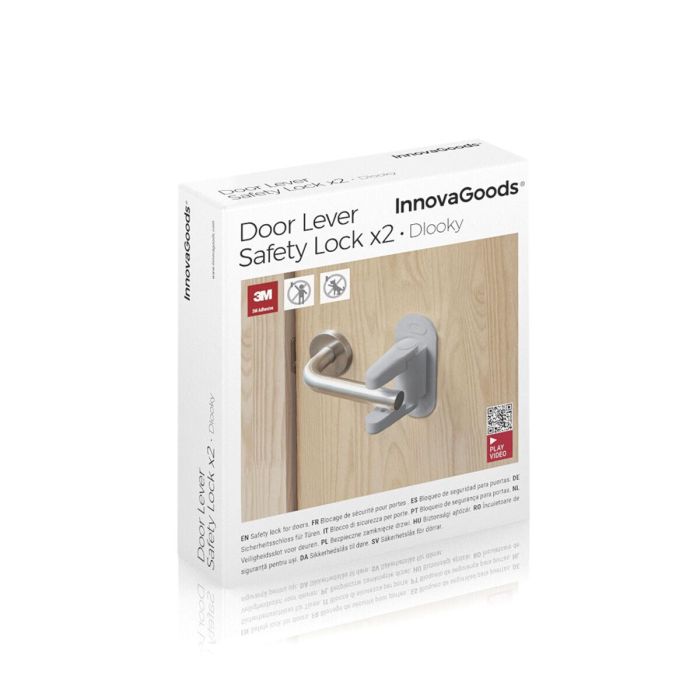 Bloqueo de Seguridad para Puertas Dlooky InnovaGoods 2 Unidades 13 Bloqueo de Seguridad para Puertas Dlooky InnovaGoods 2 Unidades 13
