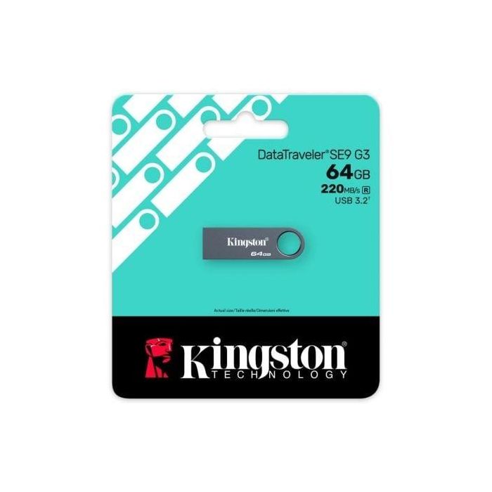 Pendrive 64GB Kingston DataTraveler SE9 G3 USB 3.2 1 Pendrive 64GB Kingston DataTraveler SE9 G3 USB 3.2 1