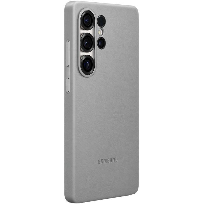 Samsung EF-VS938 Funda Kindsuit para Galaxy S25 Ultra, Protección contra Caídas y Rayones, Imitación Piel, Gris 9