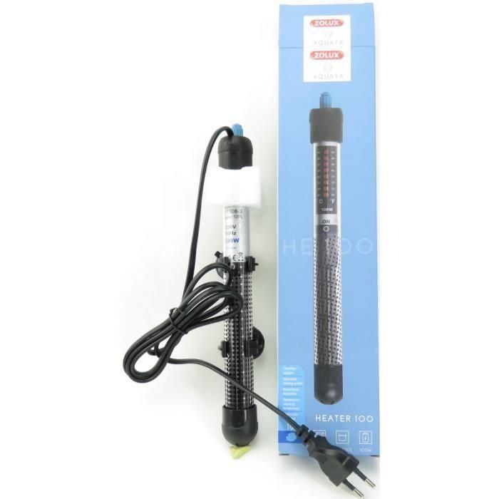Calentador - Zolux - Para acuario - Temperatura regulable hasta 34°C - 100W 3 Calentador - Zolux - Para acuario - Temperatura regulable hasta 34°C - 100W 3