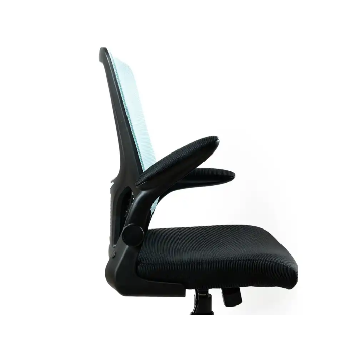 Q-connect Silla de Oficina Alba Malla Base Metálica Ruedas Premium Negro Azul Altura Máx 1110 mm Ancho 610 mm Profundidad 580 mm 11