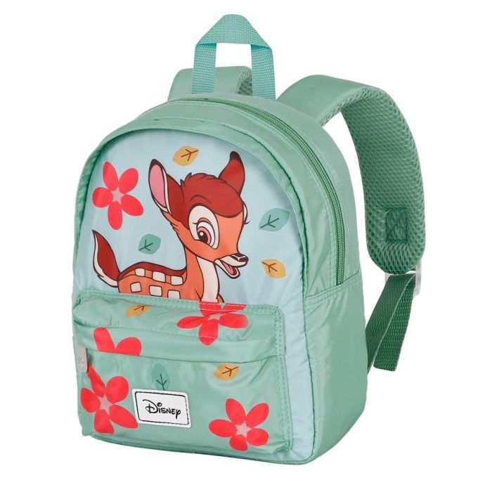 Mochila Preescolar Joy Fall Disney Bambi Verde