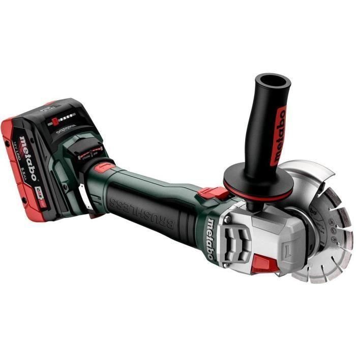 Metabo WB 18 LT BL 11-125 Quick Amoladora Angular Inalámbrica a Batería 18V 125 mm Motor Brushless con Maleta MetaBOX 165 L 2 Metabo WB 18 LT BL 11-125 Quick Amoladora Angular Inalámbrica a Batería 18V 125 mm Motor Brushless con Maleta MetaBOX 165 L 2