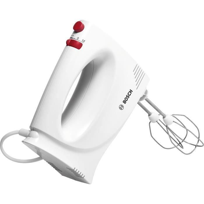 Batidora - BOSCH - MFQP1000 - 300 W - 2 velocidades + turbo - 2 batidores de acero inoxidable 1 Batidora - BOSCH - MFQP1000 - 300 W - 2 velocidades + turbo - 2 batidores de acero inoxidable 1