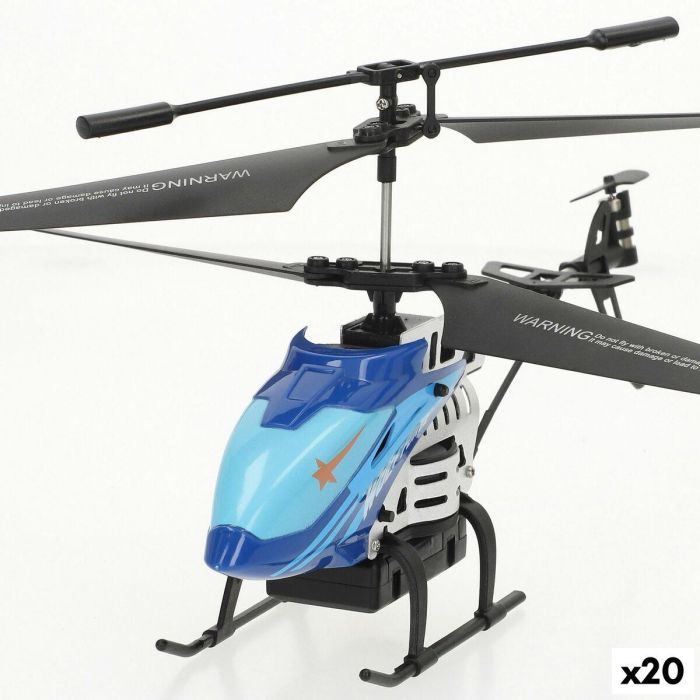 Helicóptero con Radiocontrol Colorbaby (2 Unidades) 8 Helicóptero con Radiocontrol Colorbaby (2 Unidades) 8