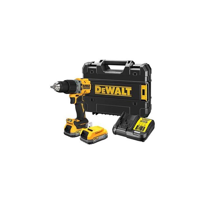 DeWalt Taladro Percutor Compacto 18V Powerstack Sin Escobillas Dcd805E2T-Qw con 2 Baterías y Cargador Incluidos 3 DeWalt Taladro Percutor Compacto 18V Powerstack Sin Escobillas Dcd805E2T-Qw con 2 Baterías y Cargador Incluidos 3