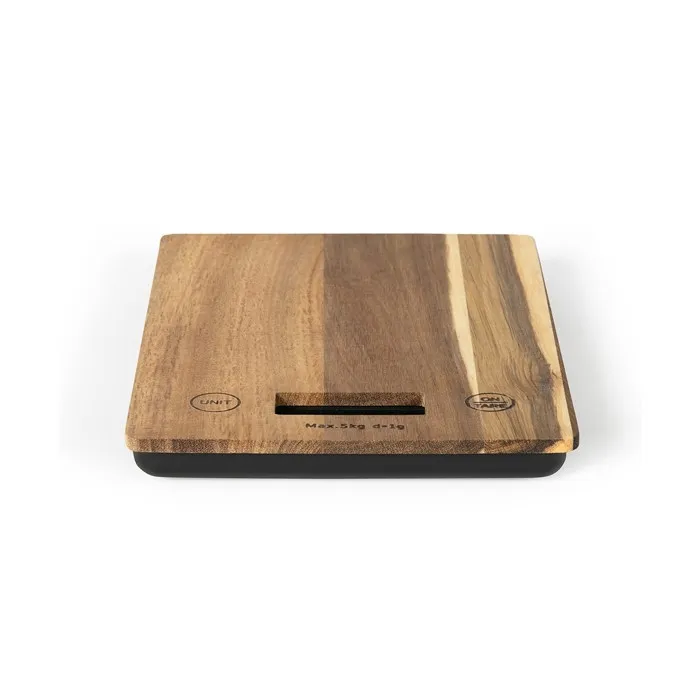 Livoo DOM492 Báscula de Cocina Electrónica de Madera de Acacia 1