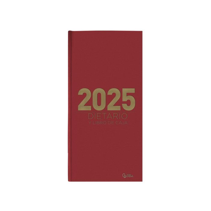 Dietario Liderpapel 2025 Dos Tercios 15x30,5 cm Color Rojo Papel 70 gr 3