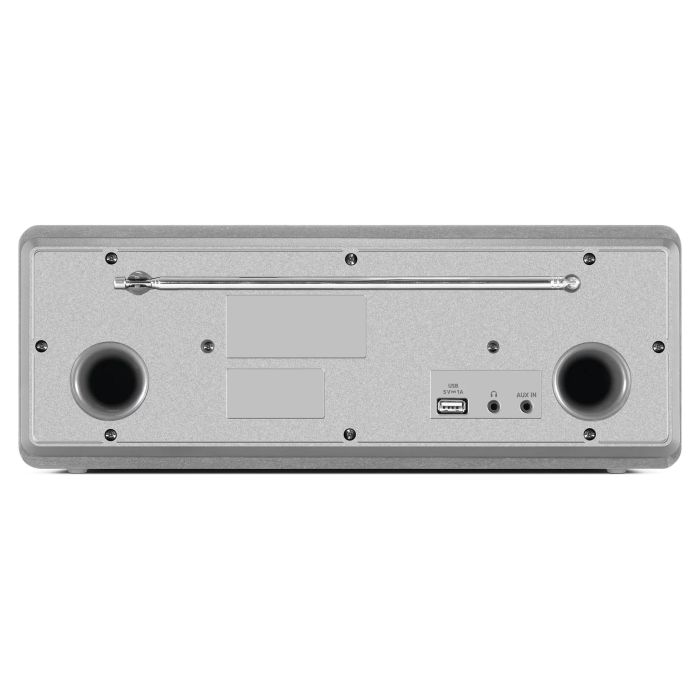 TechniSat DigitRadio 372 CD IR - Radio Internet con CD, DAB+, FM, Bluetooth 5.0, WiFi, Pantalla TFT 2.4", Altavoces Estéreo, Plata