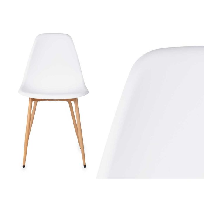 Silla Blanca Giftdecor 52X82CM (4 Unidades) 2 Silla Blanca Giftdecor 52X82CM (4 Unidades) 2