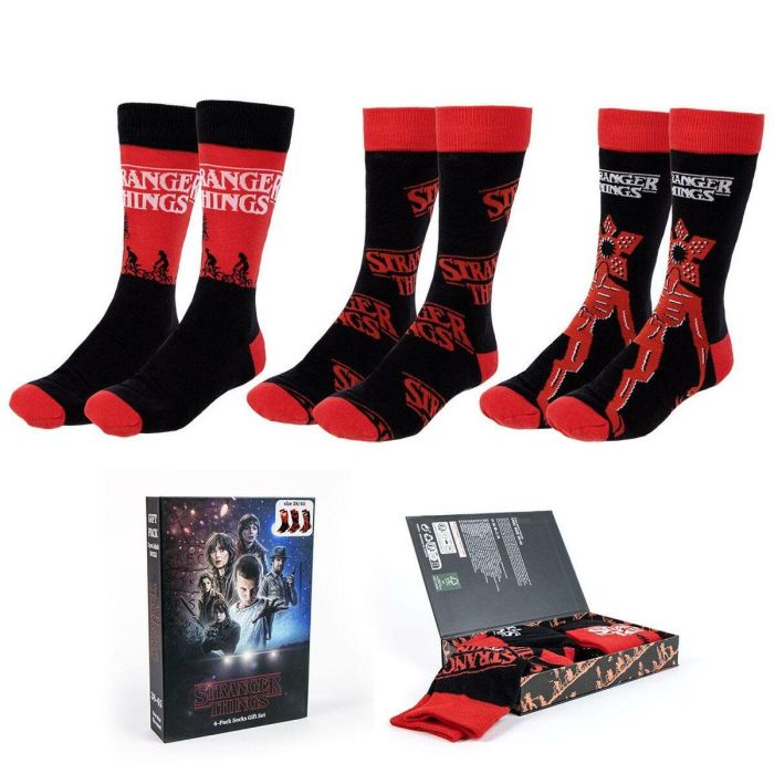 Pack calcetines 3 piezas stranger things t3845:tu 38/45 5 Pack calcetines 3 piezas stranger things t3845:tu 38/45 5