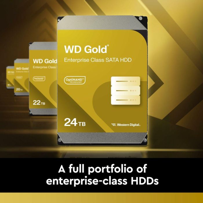 Western Digital WD8005FRYZ Disco Duro Interno Gold 8 TB 7200 RPM 128 MB 3.5" SATA III 5