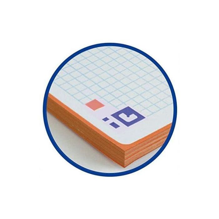 Cuaderno con Espiral Cuadriculado Oxford Touch 400075554/ A4+/ 80 Hojas/ Coral 1