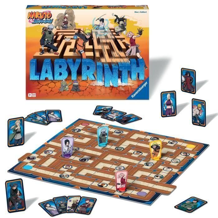 Naruto Labyrinth - juegos de mesa - Naruto Shippuden - Edad 7 - Ravensburger 2