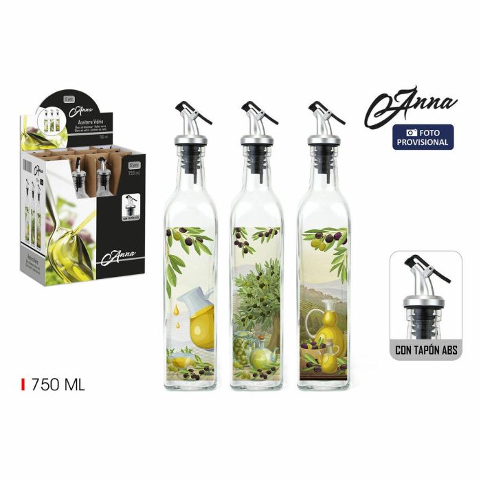 Aceitera Anna Vidrio 750 ml (12 Unidades) 1