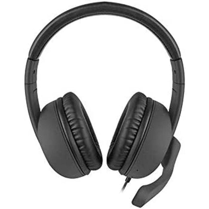 Auriculares con Micrófono Natec Rhea Negro 1