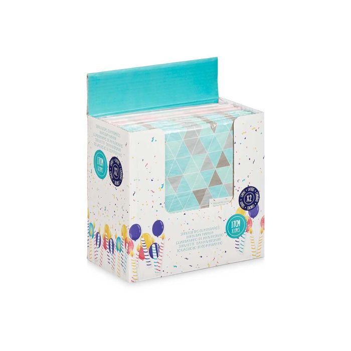 Set 12 Servilletas Papel Doble Cara Rombos Surtidos Arte Regal 17X1CM (24 Unidades) 2 Set 12 Servilletas Papel Doble Cara Rombos Surtidos Arte Regal 17X1CM (24 Unidades) 2