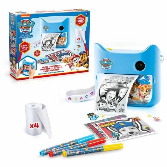 PAW PATROL - Cámara de impresión instantánea - PPC 037 - Canal Toys