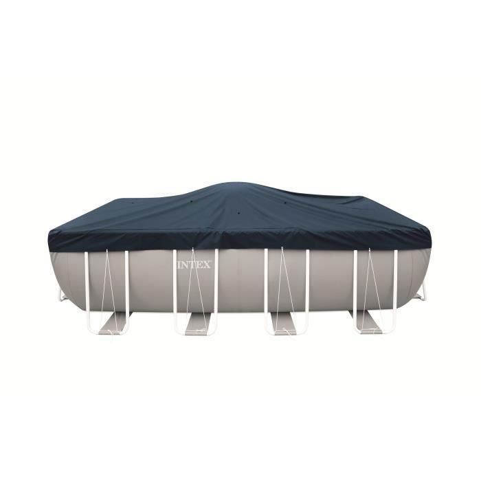 Intex LIN6941057429588 Cubierta de Invierno para Piscina Rectangular 3,00m x 2,00m - Protección Residuos