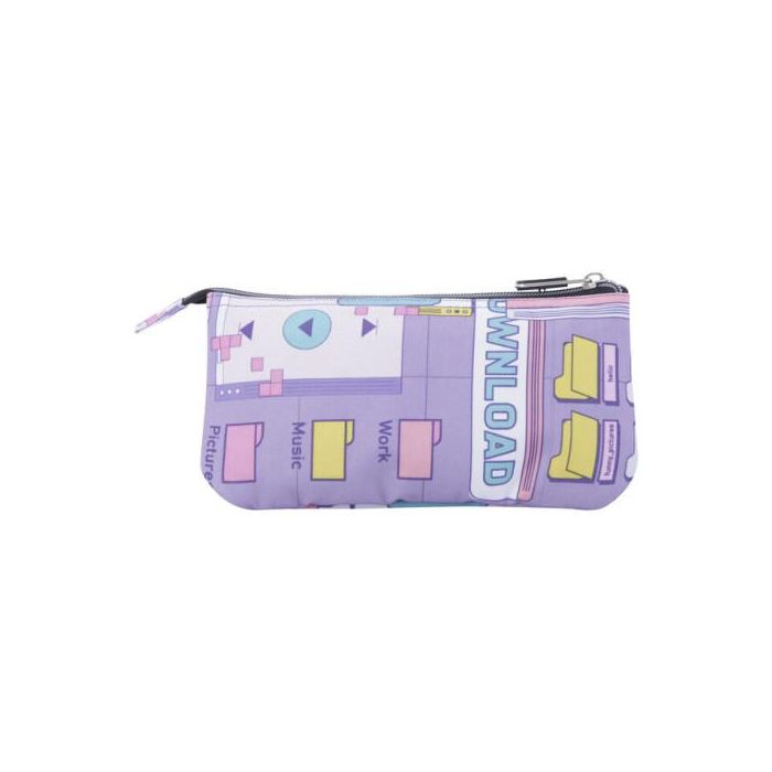 Totto Estuche Escolar Tres Compartimentos Morado Ciber Tablero AC52ECO012-2210Z-2QI 2 Totto Estuche Escolar Tres Compartimentos Morado Ciber Tablero AC52ECO012-2210Z-2QI 2