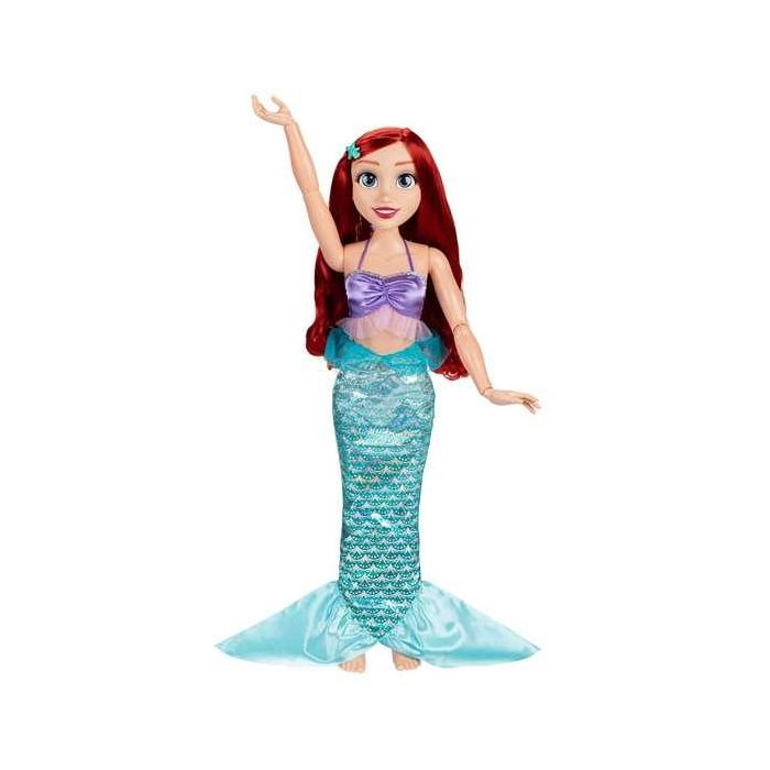 Jakks Pacific Muñeca Princesa Ariel Disney 80 cm con Peine Dinglehopper de PVC para 3+ años Jakks Pacific Muñeca Princesa Ariel Disney 80 cm con Peine Dinglehopper de PVC para 3+ años
