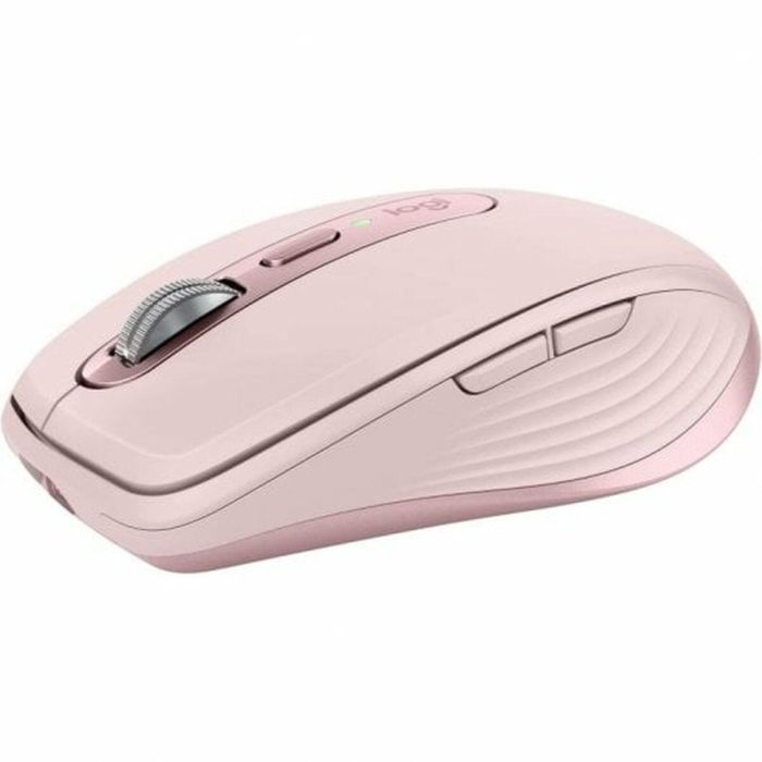 Ratón Inalámbrico - LOGITECH - MX Anywhere 3S - Bluetooth - Clics Silenciosos - 6 Botones - Rosa