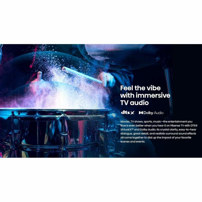 Hisense 40A4Q Smart TV 40" Full HD (101.6 cm) con WiFi, HDR, DLED, VIDAA U8.5 y DVB-T2/C/S2 Negro 9 Hisense 40A4Q Smart TV 40" Full HD (101.6 cm) con WiFi, HDR, DLED, VIDAA U8.5 y DVB-T2/C/S2 Negro 9
