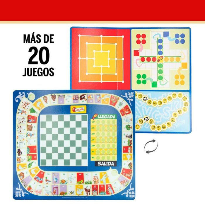 Juego de Mesa Lisciani Juegos reunidos ES 40 x 0,1 x 33 cm (12 Unidades) 5