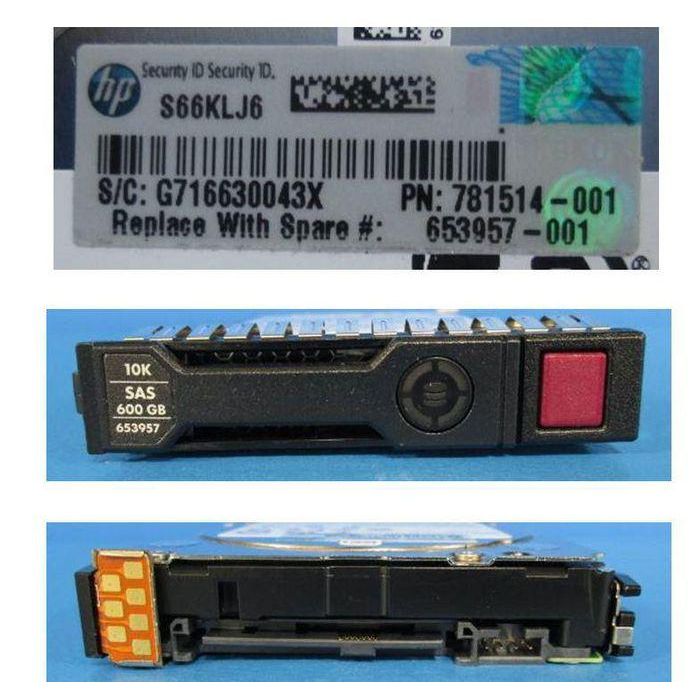 Hewlett Packard Enterprise 600GB hot-plug dual-port SAS hard drive - 10,000 RPM, 6Gb/sec transfer rate, 2.5-inch small form factor (SFF), Enterprise, SmartDrive Carrier (SC) - Not for use in MSA products 1 Hewlett Packard Enterprise 600GB hot-plug dual-port SAS hard drive - 10,000 RPM, 6Gb/sec transfer rate, 2.5-inch small form factor (SFF), Enterprise, SmartDrive Carrier (SC) - Not for use in MSA products 1