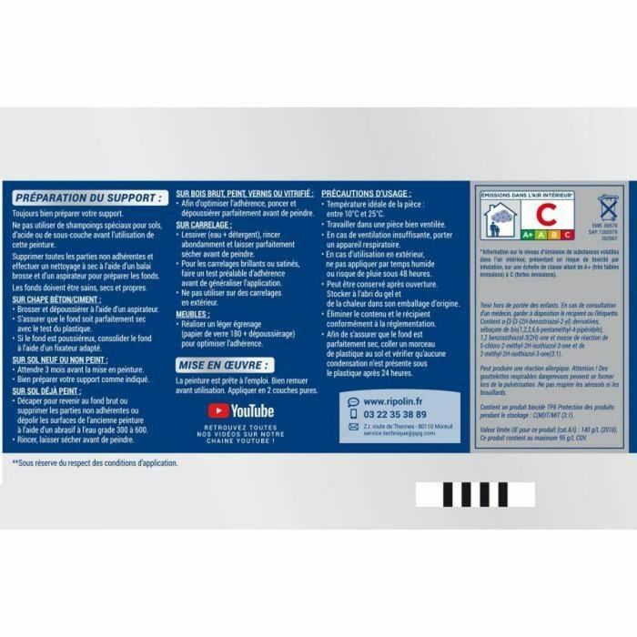 Pintura de Imprimación Ripolin Gris Satinado 2,5 L 2