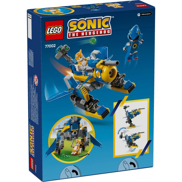 LEGO 77002 Ciclón vs. Metal Sonic Juguete Set de Construcción Sonic con Meca Articulado y Minifiguras Metal Sonic y Tails 12 LEGO 77002 Ciclón vs. Metal Sonic Juguete Set de Construcción Sonic con Meca Articulado y Minifiguras Metal Sonic y Tails 12