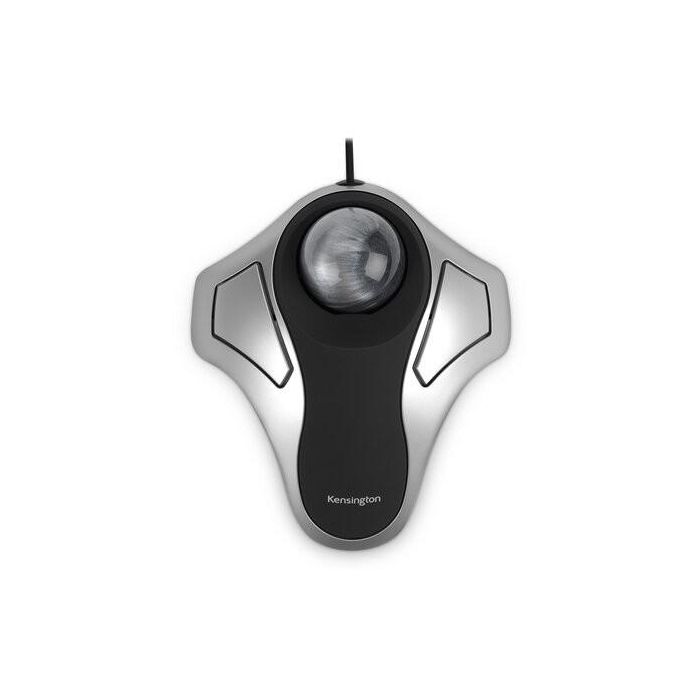 Kensington Ratón Trackball Orbit Cable Usb Ambidiestro Gris-Negro - Tecnología Óptica, Compacto