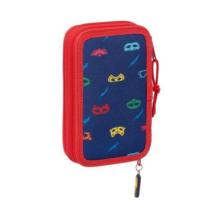 Estuche Escolar PJ Masks Ready Azul marino 12.5 x 19.5 x 4 cm 28 piezas 5