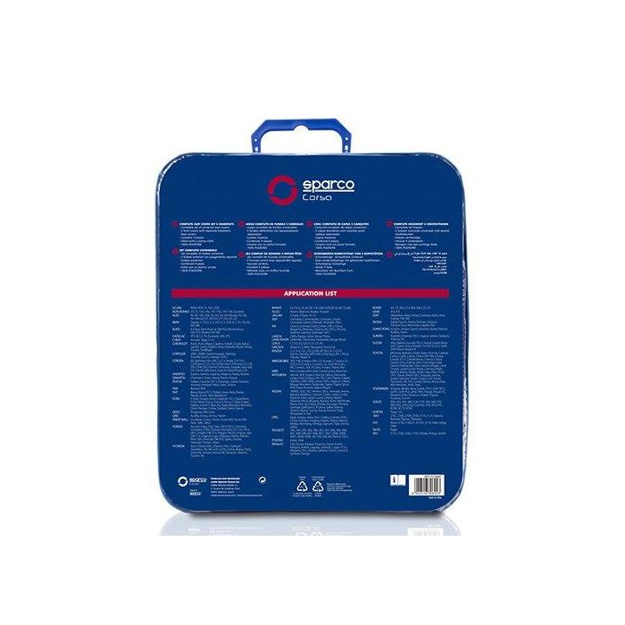 SPC Juego Fundas Bk Negro SPC1016BK 2