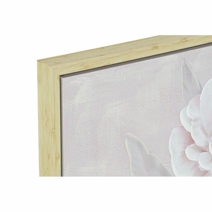 Cuadro Scandi DKD Home Decor Rosa Palo Blanco 4 x 70 x 50 cm (2 Unidades) 2