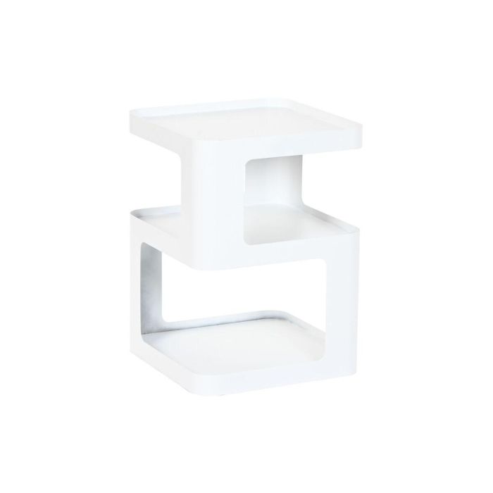 Mesa auxiliar Home ESPRIT Blanco 40 x 40 x 54 cm Mesa auxiliar Home ESPRIT Blanco 40 x 40 x 54 cm