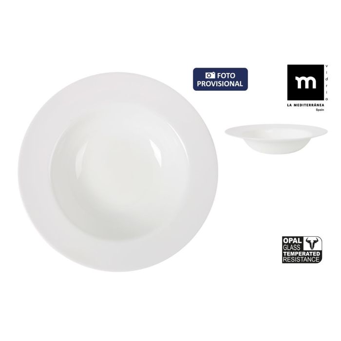 Plato Pasta Temara 27.8 cm Opal - Inde (16 Unidades) Plato Pasta Temara 27.8 cm Opal - Inde (16 Unidades)